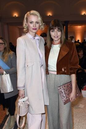 Franziska Knuppe und Eva Padberg bei der Marina Hoermanseder Fashion Show auf der Mercedes-Benz Fashion Week Berlin Autumn Winter 2017. Berlin, 19.01.2017 Foto:xF.xKernx xFuturexImage