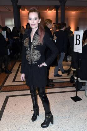 Mirja du Mont bei der Marina Hoermanseder Fashion Show auf der Mercedes-Benz Fashion Week Berlin Autumn Winter 2017. Berlin, 19.01.2017 Foto:xF.xKernx xFuturexImage