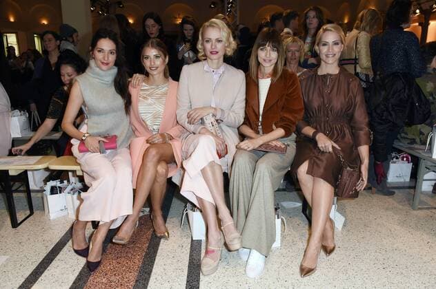 Johanna Klum, Cathy Hummels, Franziska Knuppe, Eva Padberg und Judith Rakers bei der Marina Hoermanseder Fashion Show auf der Mercedes-Benz Fashion Week Berlin Autumn Winter 2017. Berlin, 19.01.2017 Foto:xF.xKernx xFuturexImage