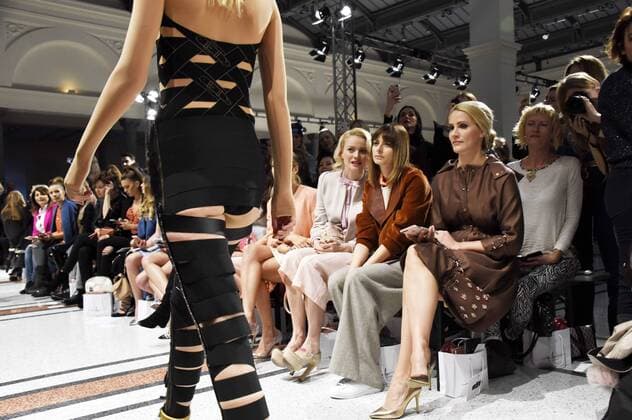 Franziska Knuppe, Eva Padberg und Judith Rakers bei der Marina Hoermanseder Fashion Show auf der Mercedes-Benz Fashion Week Berlin Autumn Winter 2017. Berlin, 19.01.2017 Foto:xF.xKernx xFuturexImage