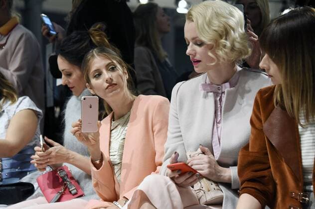 Johanna Klum, Cathy Hummels, Franziska Knuppe und Eva Padberg bei der Marina Hoermanseder Fashion Show auf der Mercedes-Benz Fashion Week Berlin Autumn Winter 2017. Berlin, 19.01.2017 Foto:xF.xKernx xFuturexImage