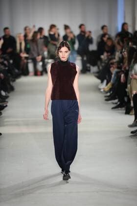 Vladimir Karaleev showcases its latest Autumn Winter 2017 Vladimir Karaleev showcases its latest Autumn Winter 2017 Collections in the Kaufhaus Jandorf in the Brunnenstrasse in Berlin-Mitte during the Mercedes-Benz Fashion Week Berlin Autumn Winter 2017 Collections. The photo shows models with the Vladimir Karaleev collection on the catwalk.  SimonexKuhlmey