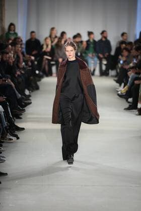 Vladimir Karaleev showcases its latest Autumn Winter 2017 Vladimir Karaleev showcases its latest Autumn Winter 2017 Collections in the Kaufhaus Jandorf in the Brunnenstrasse in Berlin-Mitte during the Mercedes-Benz Fashion Week Berlin Autumn Winter 2017 Collections. The photo shows models with the Vladimir Karaleev collection on the catwalk.  SimonexKuhlmey