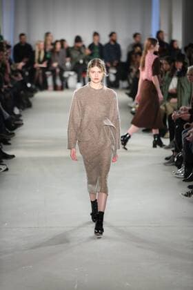 Vladimir Karaleev showcases its latest Autumn Winter 2017 Vladimir Karaleev showcases its latest Autumn Winter 2017 Collections in the Kaufhaus Jandorf in the Brunnenstrasse in Berlin-Mitte during the Mercedes-Benz Fashion Week Berlin Autumn Winter 2017 Collections. The photo shows models with the Vladimir Karaleev collection on the catwalk.  SimonexKuhlmey