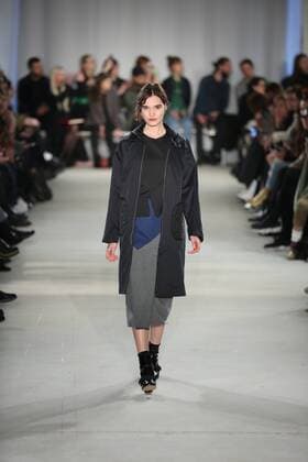 Vladimir Karaleev showcases its latest Autumn Winter 2017 Vladimir Karaleev showcases its latest Autumn Winter 2017 Collections in the Kaufhaus Jandorf in the Brunnenstrasse in Berlin-Mitte during the Mercedes-Benz Fashion Week Berlin Autumn Winter 2017 Collections. The photo shows models with the Vladimir Karaleev collection on the catwalk.  SimonexKuhlmey