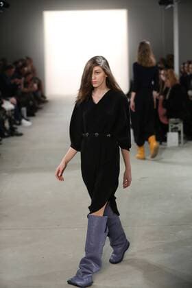 Michael Sonntag showcases 2017 Collections Michael Sonntag showcases its latest Autumn Winter 2017 Collections in the Kaufhaus Jandorf in the Brunnenstrasse in Berlin-Mitte during the Mercedes-Benz Fashion Week Berlin Autumn Winter 2017 Collections. The photo shows models with the Michael Sonntag collection on the catwalk.  SimonexKuhlmey