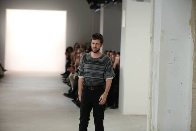Michael Sonntag showcases 2017 Collections Michael Sonntag showcases its latest Autumn Winter 2017 Collections in the Kaufhaus Jandorf in the Brunnenstrasse in Berlin-Mitte during the Mercedes-Benz Fashion Week Berlin Autumn Winter 2017 Collections. The photo shows the Designer.  SimonexKuhlmey