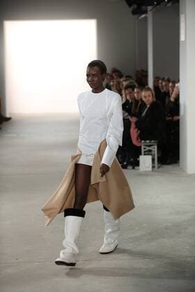 Michael Sonntag showcases 2017 Collections Michael Sonntag showcases its latest Autumn Winter 2017 Collections in the Kaufhaus Jandorf in the Brunnenstrasse in Berlin-Mitte during the Mercedes-Benz Fashion Week Berlin Autumn Winter 2017 Collections. The photo shows models with the Michael Sonntag collection on the catwalk.  SimonexKuhlmey