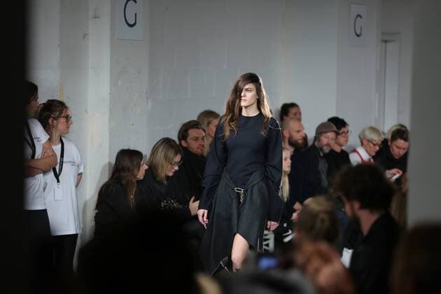 Michael Sonntag showcases 2017 Collections Michael Sonntag showcases its latest Autumn Winter 2017 Collections in the Kaufhaus Jandorf in the Brunnenstrasse in Berlin-Mitte during the Mercedes-Benz Fashion Week Berlin Autumn Winter 2017 Collections. The photo shows models with the Michael Sonntag collection on the catwalk.  SimonexKuhlmey