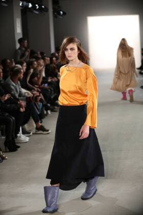 Michael Sonntag showcases 2017 Collections Michael Sonntag showcases its latest Autumn Winter 2017 Collections in the Kaufhaus Jandorf in the Brunnenstrasse in Berlin-Mitte during the Mercedes-Benz Fashion Week Berlin Autumn Winter 2017 Collections. The photo shows models with the Michael Sonntag collection on the catwalk.  SimonexKuhlmey