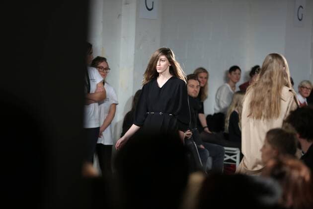 Michael Sonntag showcases 2017 Collections Michael Sonntag showcases its latest Autumn Winter 2017 Collections in the Kaufhaus Jandorf in the Brunnenstrasse in Berlin-Mitte during the Mercedes-Benz Fashion Week Berlin Autumn Winter 2017 Collections. The photo shows models with the Michael Sonntag collection on the catwalk.  SimonexKuhlmey