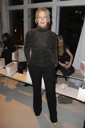 Barbara Schöneberger bei der Dawid Tomaszewski Fashion Show auf der Mercedes-Benz Fashion Week Berlin Autumn Winter 2017. Berlin, 19.01.2017 Foto:xS.xGabschx xFuturexImage