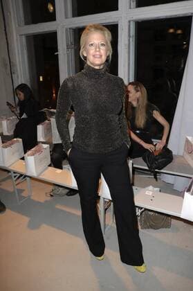 Barbara Schöneberger bei der Dawid Tomaszewski Fashion Show auf der Mercedes-Benz Fashion Week Berlin Autumn Winter 2017. Berlin, 19.01.2017 Foto:xS.xGabschx xFuturexImage