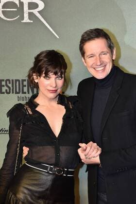 Milla Jovovich und ihr Ehemann Paul W. S. Anderson bei der Resident Evil: The Final Chapter Film Premiere am 19.01.2017 in Berlin Resident Evil: The Final Chapter Filmpremiere in Berlin, 2017 
