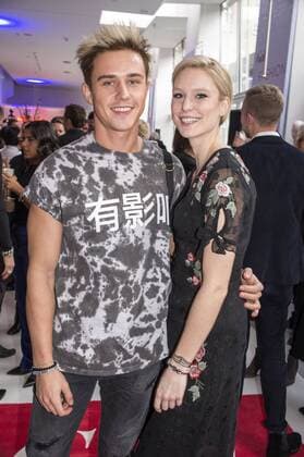 Hendrik Islar und Kim Hnidzo beim GALA Fashion Brunch auf der Mercedes-Benz Fashion Week Berlin Autumn Winter 2017. Berlin, 19.01.2017 Foto:xK.xWernerx xFuturexImage