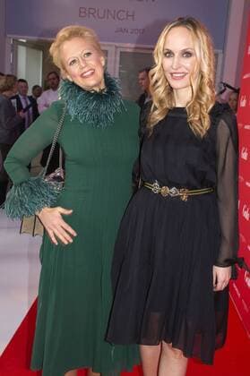 Barbara Schöneberger und Anne Meyer-Minnemann beim GALA Fashion Brunch auf der Mercedes-Benz Fashion Week Berlin Autumn Winter 2017. Berlin, 19.01.2017 Foto:xK.xWernerx xFuturexImage
