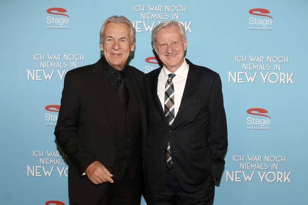 Pepe Lienhard und Freddy Burger bei der Premiere der Wiederaufnahme des Musicals Ich war noch niemals in New York im Stage Theater. Hamburg, 19.01.2017 Foto:xgbrcix xFuturexImage