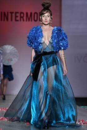 A model presents a creations by the mexican designer Iván Ávalos during 66th edition of Intermoda Fashion Week in Guadalajara, Mexico, 19 January 2017. 66th edition of Intermoda Fashion Week !ACHTUNG: NUR REDAKTIONELLE NUTZUNG!  MEX45 20170120-636204865214573009