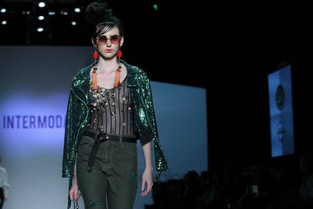 A model presents a creations by the mexican designer Iván Ávalos during 66th edition of Intermoda Fashion Week in Guadalajara, Mexico, 19 January 2017. 66th edition of Intermoda Fashion Week !ACHTUNG: NUR REDAKTIONELLE NUTZUNG!  MEX45 20170120-636204865850416781