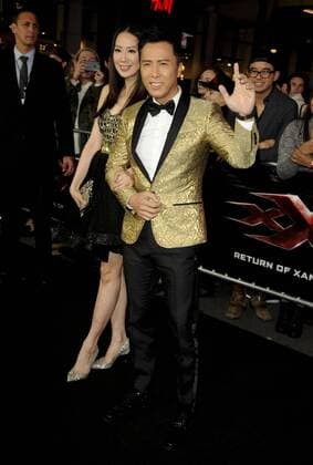 Donnie Yen & wife Cecilia Wang Shi-Shi XXX: RETURN OF XANDER CAGE FILM PREMIERE Hollywood Patrick Rideaux PicturePerfect