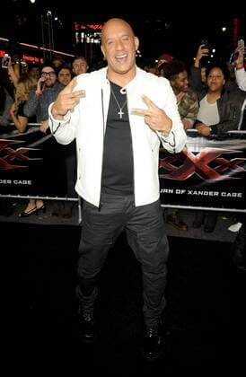 Vin Diesel XXX: RETURN OF XANDER CAGE FILM PREMIERE Hollywood Patrick Rideaux PicturePerfect