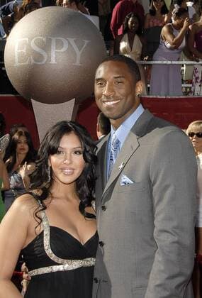 Jul 12, 2006; Hollywood, CA, USA; NBA star KOBE BRYANT (R) and his wife VANESSA BRYANT at the 2006 ESPY Awards at the Kodak Theatre. Mandatory - ZUMAy66_ 20060712_cob_y66_352