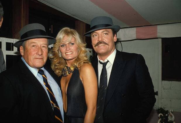 July 18, 2006 - MICKEY SPILLANE WITH STACY KEACH AND RANDI BROOKS 1983. COLELLA-MICHELSON- - ZUMAg49_ 20060718_gaf_g49_269