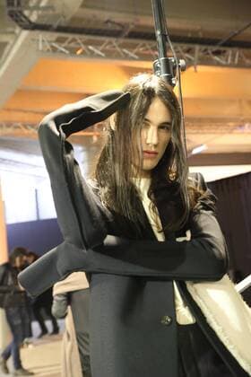 Paris Fashion Week - Rick Owens Modenschau defile mode masculine rick owens CELEBRITES : Fashion Week Mode Masculine - Rick Owens Collection Automne Hiver - Paris - 19 01 2017 stephanechemin panoramic 