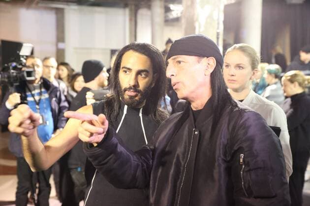 Paris Fashion Week - Rick Owens Modenschau defile mode masculine - rick owens fashion designer CELEBRITES : Fashion Week Mode Masculine - Rick Owens Collection Automne Hiver - Paris - 19 01 2017 stephanechemin panoramic 