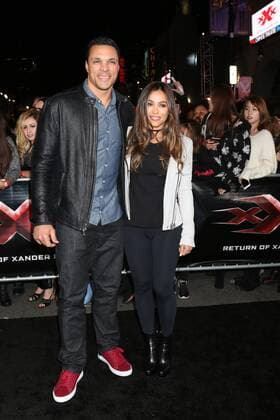 LOS ANGELES - JAN 19: Tony Gonzalez, October Gonzalez at the xXx: Return Of Xander Cage Premiere at TCL Chinese Theater IMAX on January 19, 2017 in Los Angeles, CA  Copyright: xKathyxHutchinsx xIPAx