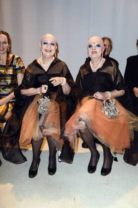 Eva und Adele bei der I VR Isabel Vollrath Fashion Show auf der Mercedes-Benz Fashion Week Berlin Autumn Winter 2017. Berlin, 20.01.2017 Foto:xF.xKernx xFuturexImage