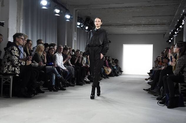 Model bei der I VR Isabel Vollrath Fashion Show auf der Mercedes-Benz Fashion Week Berlin Autumn Winter 2017. Berlin, 20.01.2017 Foto:xF.xKernx xFuturexImage