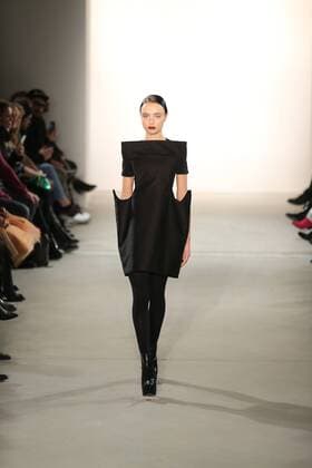 I VR Isabel Vollrath at the Fashion Week Berlin I VR Isabel Vollrath showcases its latest Autumn Winter 2017 Collections in the Kaufhaus Jandorf in the Brunnenstrasse in Berlin-Mitte during the Mercedes-Benz Fashion Week Berlin Autumn Winter 2017 Collections. The photo shows models with the I VR Isabel Vollrath collection on the catwalk.  SimonexKuhlmey