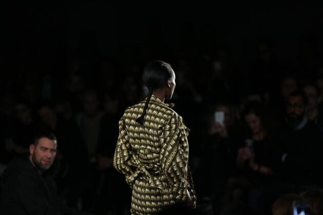 I VR Isabel Vollrath at the Fashion Week Berlin I VR Isabel Vollrath showcases its latest Autumn Winter 2017 Collections in the Kaufhaus Jandorf in the Brunnenstrasse in Berlin-Mitte during the Mercedes-Benz Fashion Week Berlin Autumn Winter 2017 Collections. The photo shows models with the I VR Isabel Vollrath collection on the catwalk.  SimonexKuhlmey