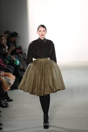 I VR Isabel Vollrath at the Fashion Week Berlin I VR Isabel Vollrath showcases its latest Autumn Winter 2017 Collections in the Kaufhaus Jandorf in the Brunnenstrasse in Berlin-Mitte during the Mercedes-Benz Fashion Week Berlin Autumn Winter 2017 Collections. The photo shows models with the I VR Isabel Vollrath collection on the catwalk.  SimonexKuhlmey