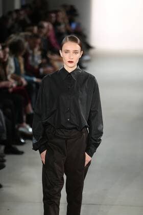 I VR Isabel Vollrath at the Fashion Week Berlin I VR Isabel Vollrath showcases its latest Autumn Winter 2017 Collections in the Kaufhaus Jandorf in the Brunnenstrasse in Berlin-Mitte during the Mercedes-Benz Fashion Week Berlin Autumn Winter 2017 Collections. The photo shows models with the I VR Isabel Vollrath collection on the catwalk.  SimonexKuhlmey