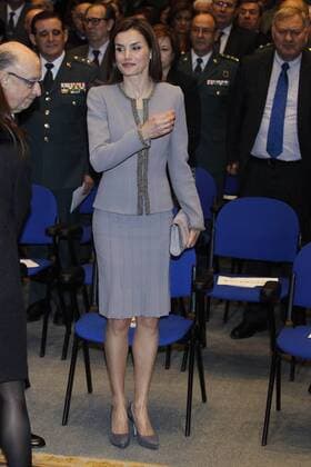 20-01-2017 Spain Queen Letizia during the Tomas Francisco Prieto awards at Casa de La Moneda in Madrid, Spain. No Spain  Copyright: PPEx