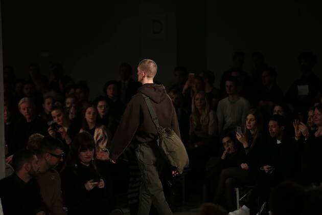 Atelier About at the Mercedes-Benz Fashion Week Atelier About showcases its latest Autumn Winter 2017 Collections in the Kaufhaus Jandorf in the Brunnenstrasse in Berlin-Mitte during the Mercedes-Benz Fashion Week Berlin Autumn Winter 2017 Collections. The photo shows models with the Atelier About collection on the catwalk.  SimonexKuhlmey