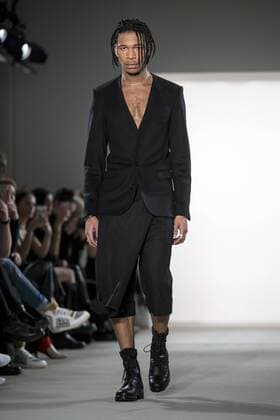 January 20, 2017 - Berlin, Germany - A model runs the runway at the Sadak Show during the Mercedes-Benz Fashion Week Berlin A W 2017 at Kaufhaus Jandorf in Berlin, Germany on January 20, 2017. Berlin Germany  - ZUMAn230 20170120_zaa_n230_053