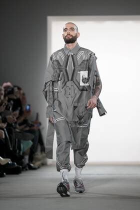 January 20, 2017 - Berlin, Germany - A model runs the runway at the Sadak Show during the Mercedes-Benz Fashion Week Berlin A W 2017 at Kaufhaus Jandorf in Berlin, Germany on January 20, 2017. Berlin Germany  - ZUMAn230 20170120_zaa_n230_060