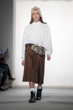 January 20, 2017 - Berlin, Germany - Riccardo Simonetti runs the runway at the Sadak Show during the Mercedes-Benz Fashion Week Berlin A W 2017 at Kaufhaus Jandorf in Berlin, Germany on January 20, 2017. Berlin Germany  - ZUMAn230 20170120_zaa_n230_074