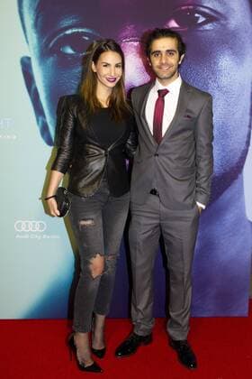 Sila Sahin mit Begleitung bei der Filmpremiere des Kinofilms Moonlight im Filmtheater am Friedrichshain. Berlin, 17.01.2017 Foto:xC.xBehringx xFuturexImage