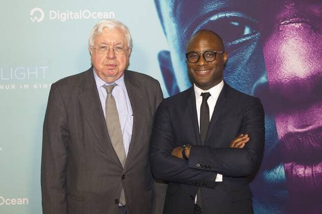 John C. Kornblum und Barry Jenkins bei der Filmpremiere des Kinofilms Moonlight im Filmtheater am Friedrichshain. Berlin, 17.01.2017 Foto:xC.xBehringx xFuturexImage
