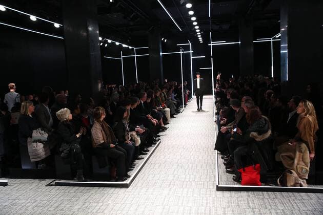Paris Fashion Week, Modenschau Cerruti - Paris, Frankreich - 20 01 2017 stephanechemin panoramic 