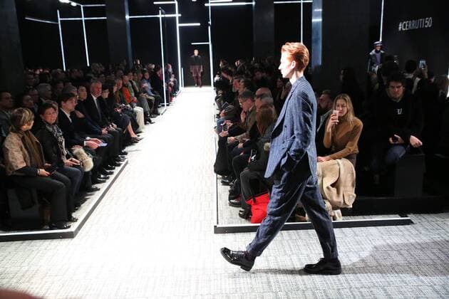 Paris Fashion Week, Modenschau Cerruti - Paris, Frankreich - 20 01 2017 stephanechemin panoramic 