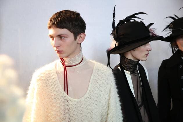 Paris Fashion Week, Modenschau ANN DEMEULEMEESTER - Paris, Frankreich - 20 01 2017 stephanechemin panoramic 