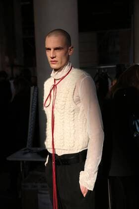 Paris Fashion Week, Modenschau ANN DEMEULEMEESTER - Paris, Frankreich - 20 01 2017 stephanechemin panoramic 