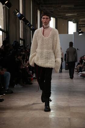 Paris Fashion Week, Modenschau ANN DEMEULEMEESTER - Paris, Frankreich - 20 01 2017 stephanechemin panoramic 