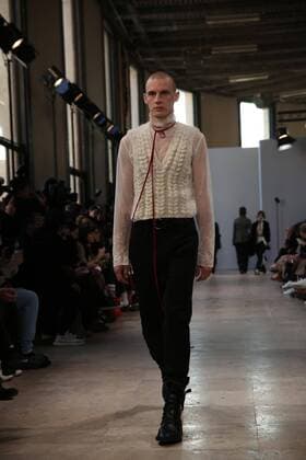 Paris Fashion Week, Modenschau ANN DEMEULEMEESTER - Paris, Frankreich - 20 01 2017 stephanechemin panoramic 