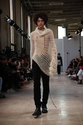 Paris Fashion Week, Modenschau ANN DEMEULEMEESTER - Paris, Frankreich - 20 01 2017 stephanechemin panoramic 